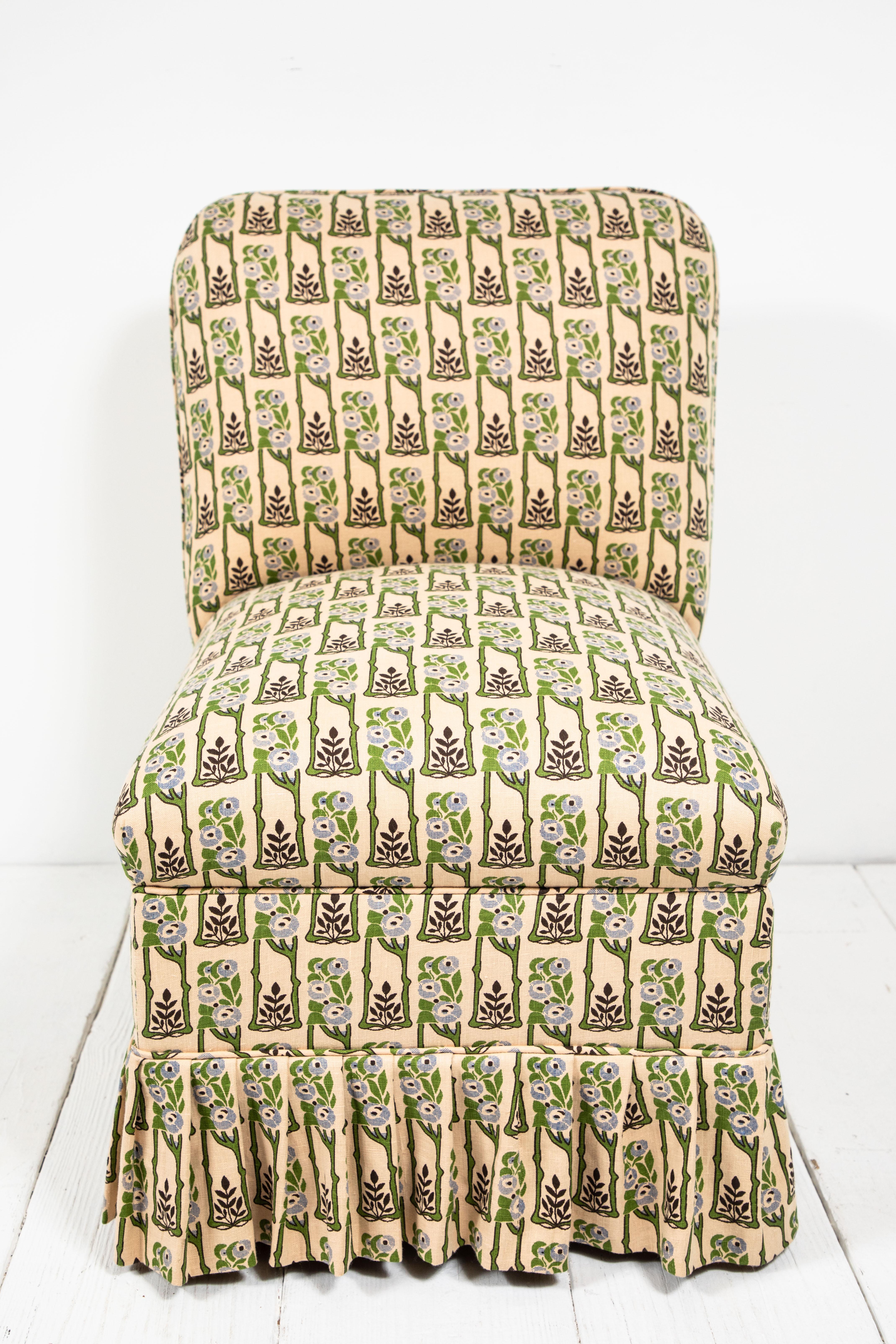 skirted slipper chair