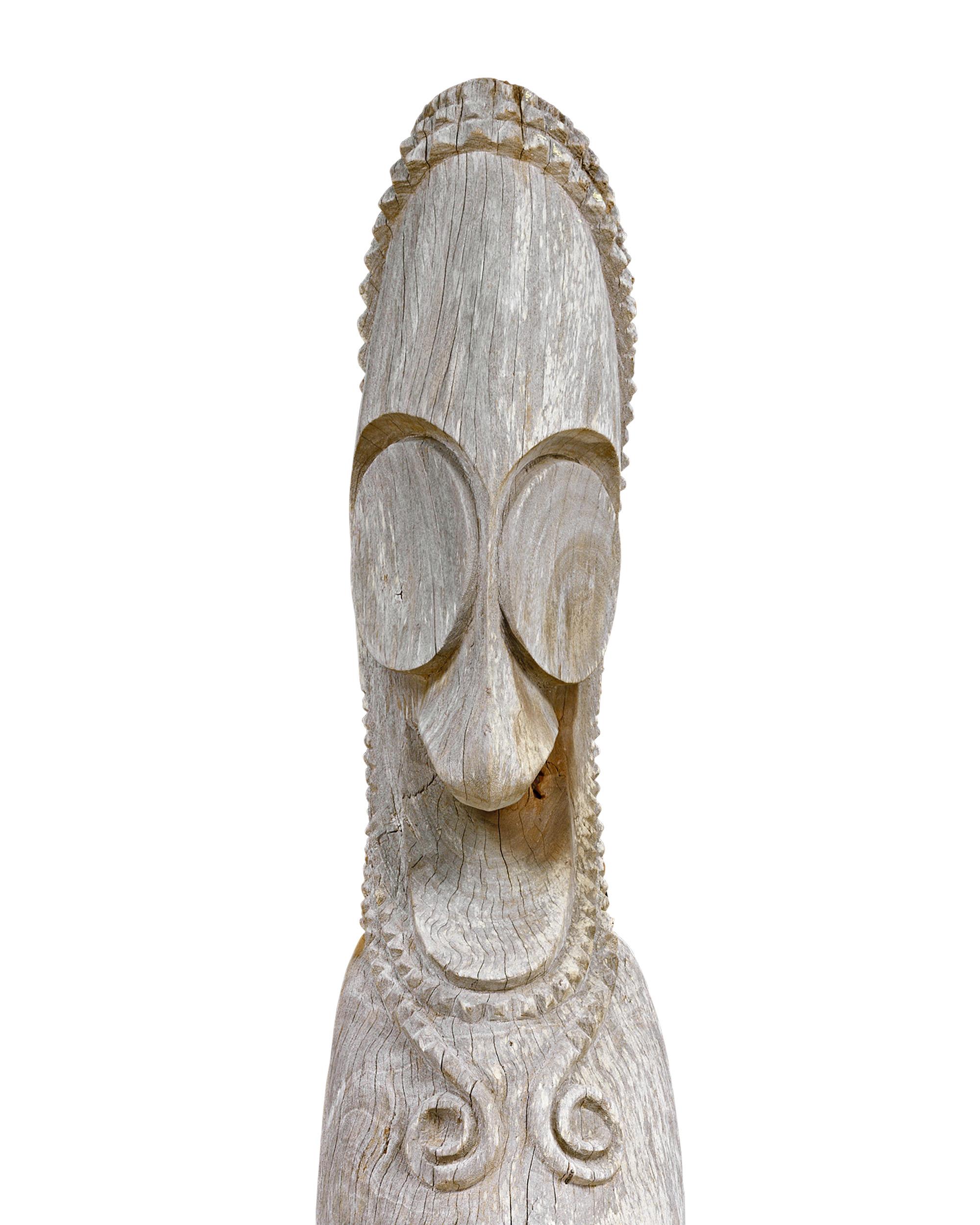 Wood Slit Drum from Ambrym Island, Vanuatu