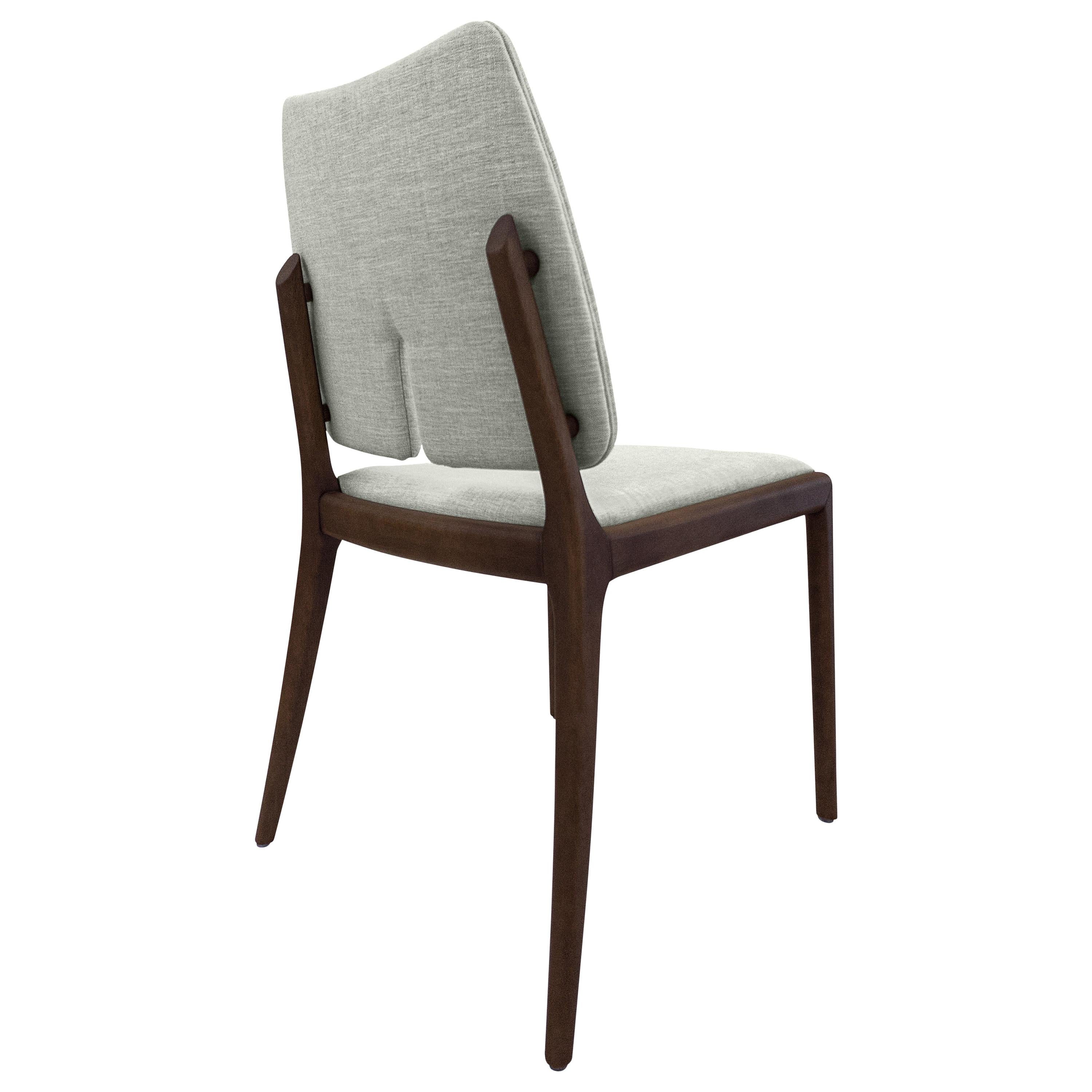 Vintage Retro Brown and Black Fabric Dining Chairs by Pieff, Set of 4