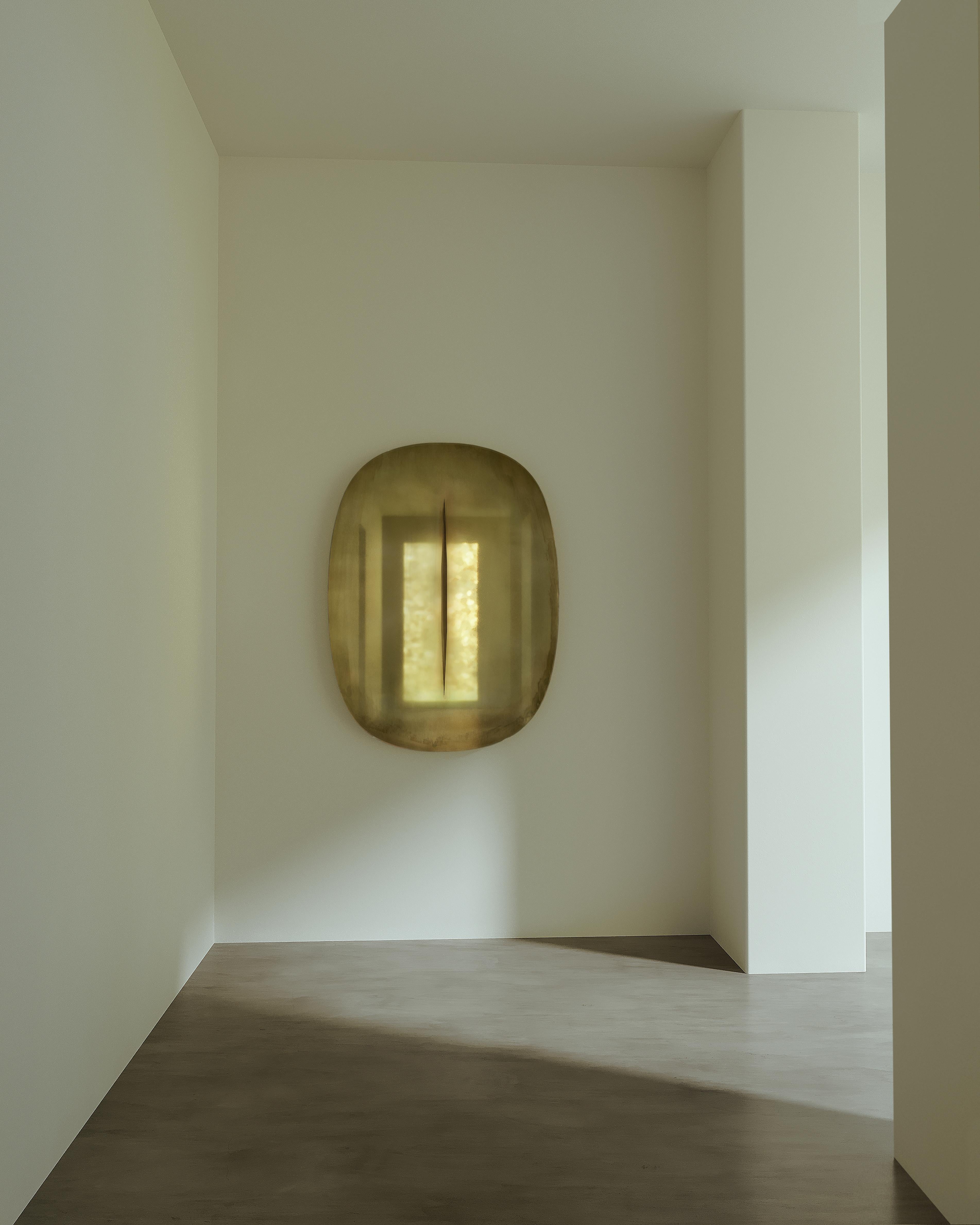 Post-Modern Slit Mirror by Phillip Jividen For Sale