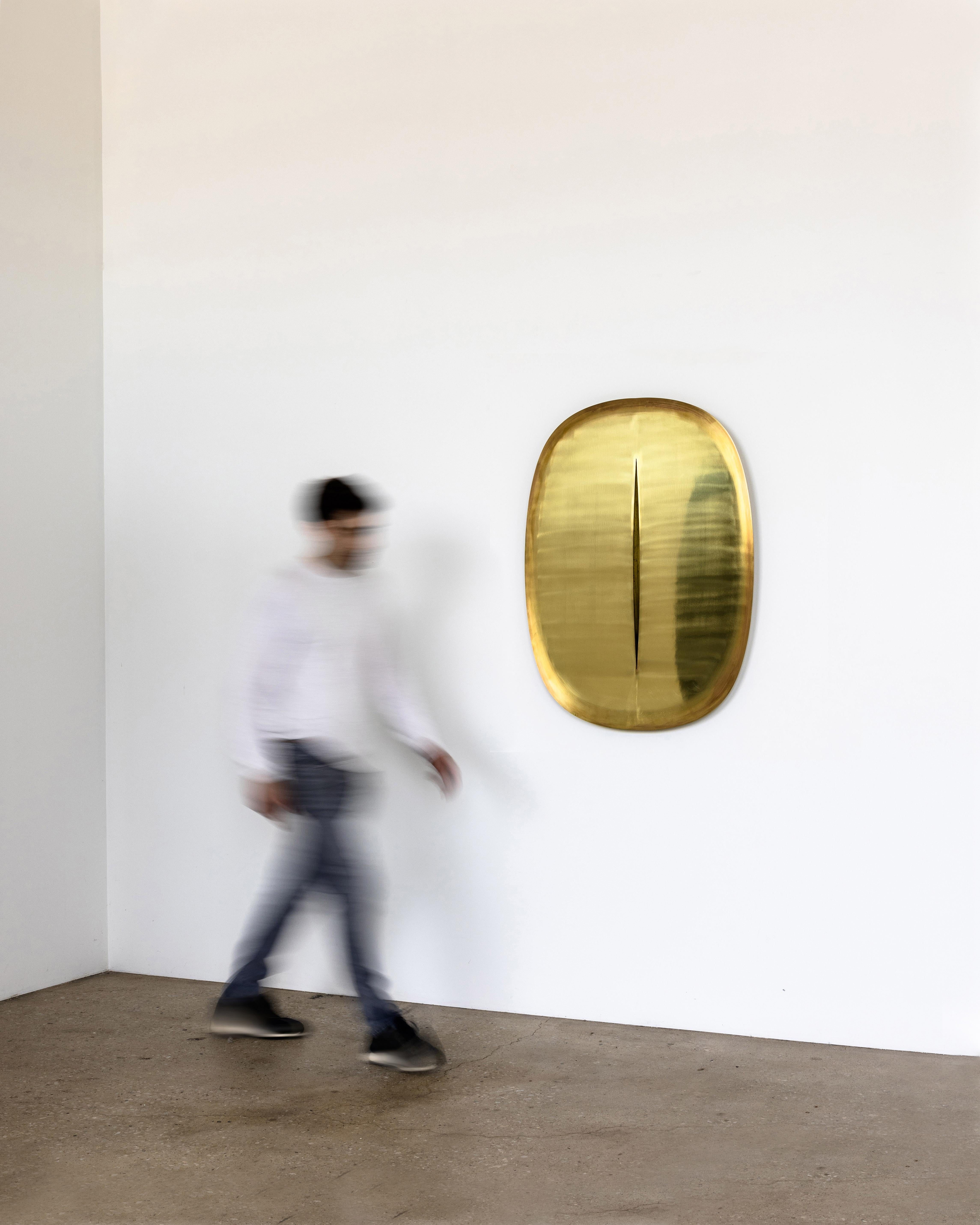 Slit Mirror by Phillip Jividen In New Condition For Sale In Geneve, CH