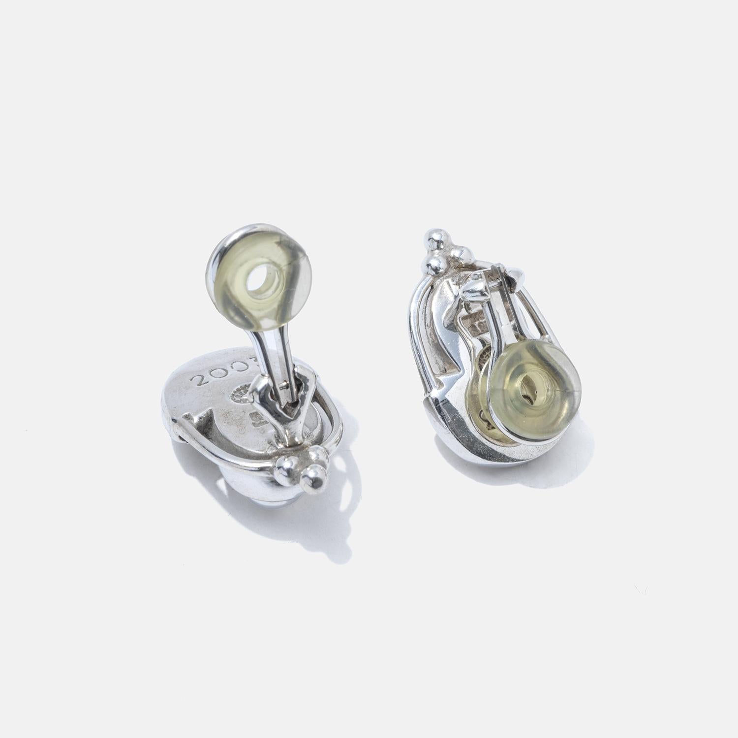 Boucles d'oreilles clipliver de Georg Jensen, Heritage Collection. Réalisé en 2003. en vente 1