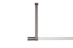 Sliver Lampada a sospensione con struttura in pelle color polvere