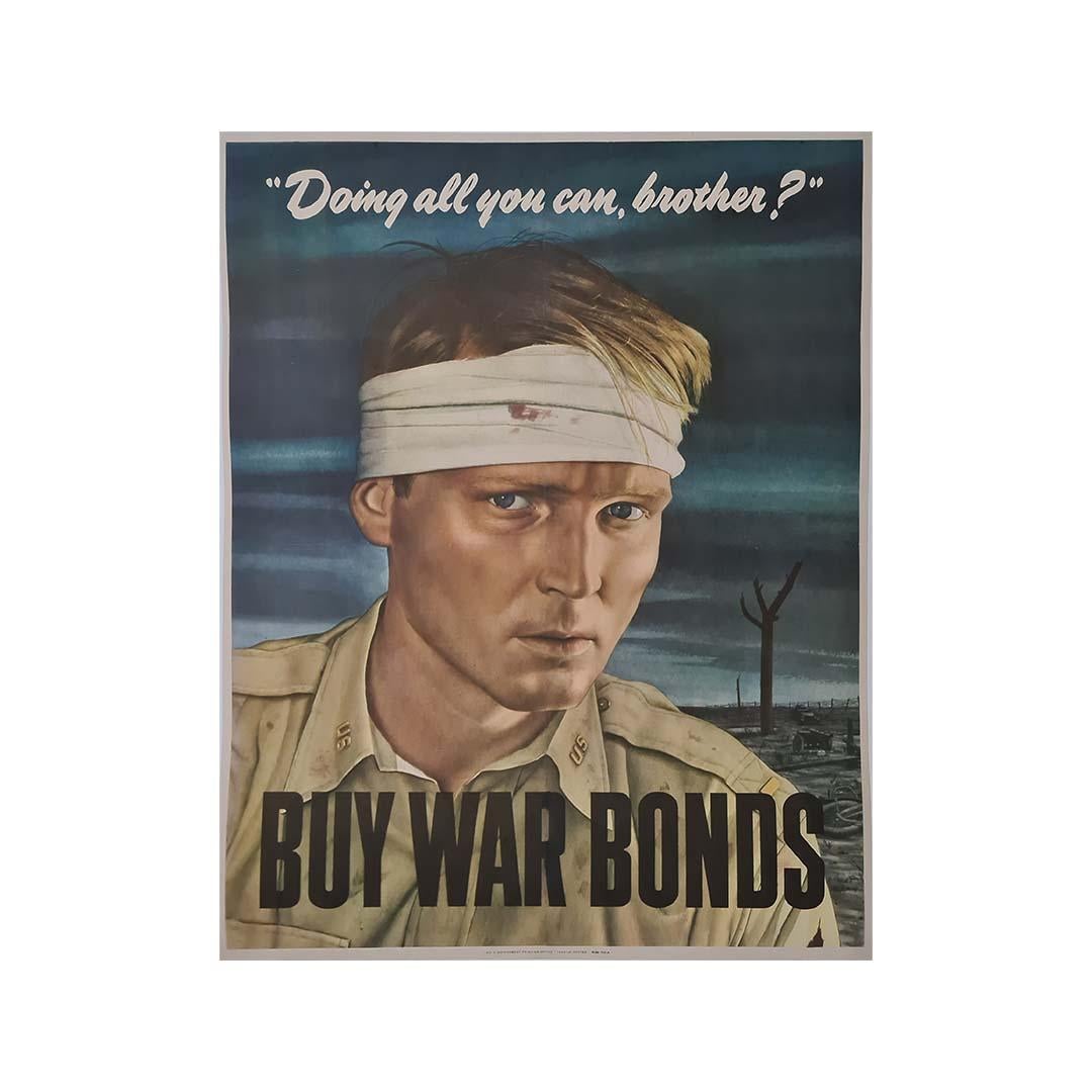 Poster originale della seconda guerra mondiale del 1943, disegnato da Sloan Roberts in vendita 3