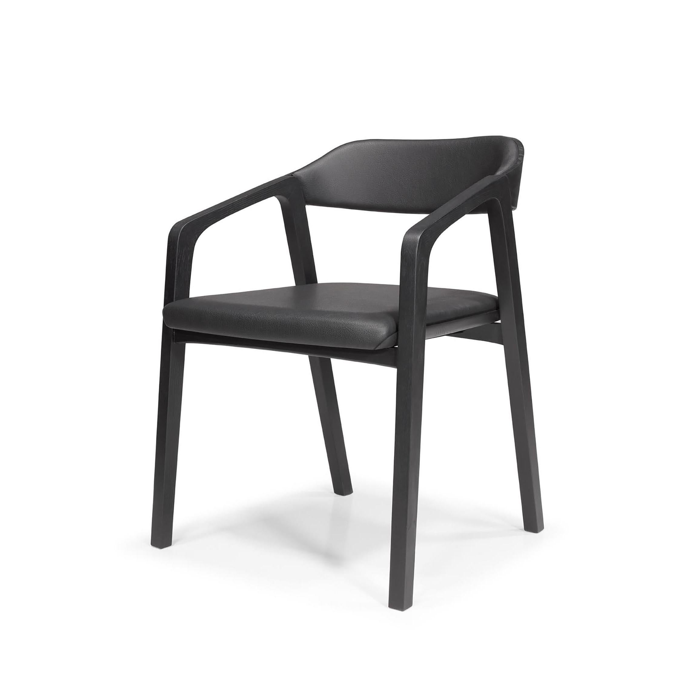 Slomo Chair, Ebonized Oak In New Condition For Sale In Monte-Serzedo, 13