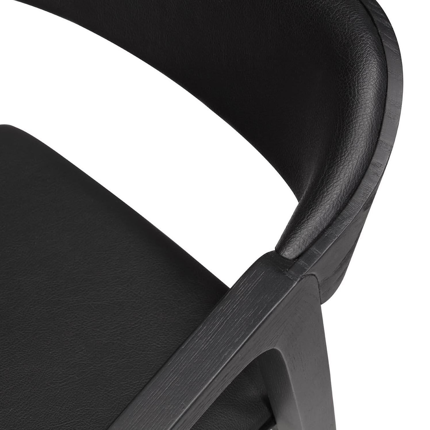 Contemporary Slomo Chair, Ebonized Oak For Sale