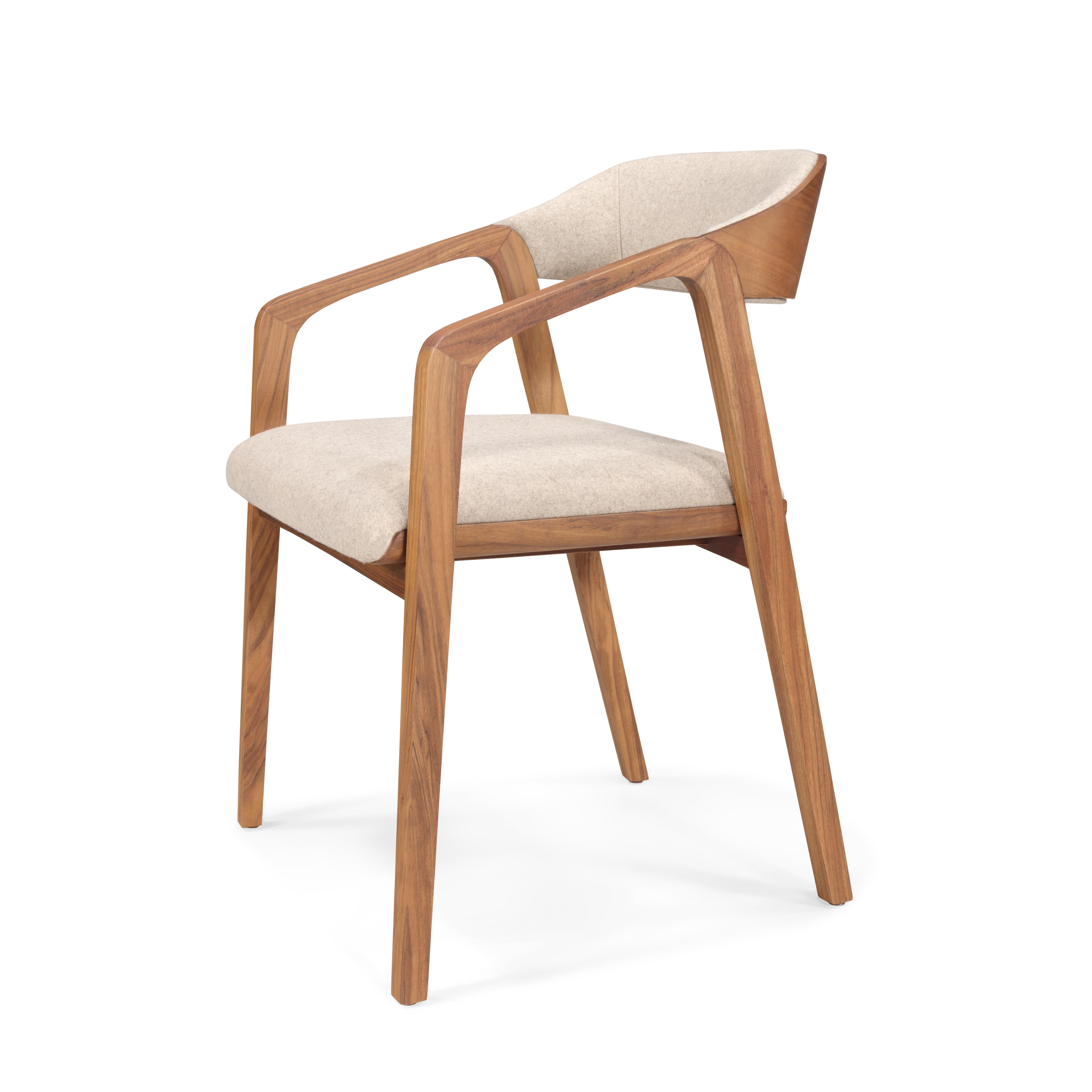 Portuguese Slomo Chair, Walnut For Sale