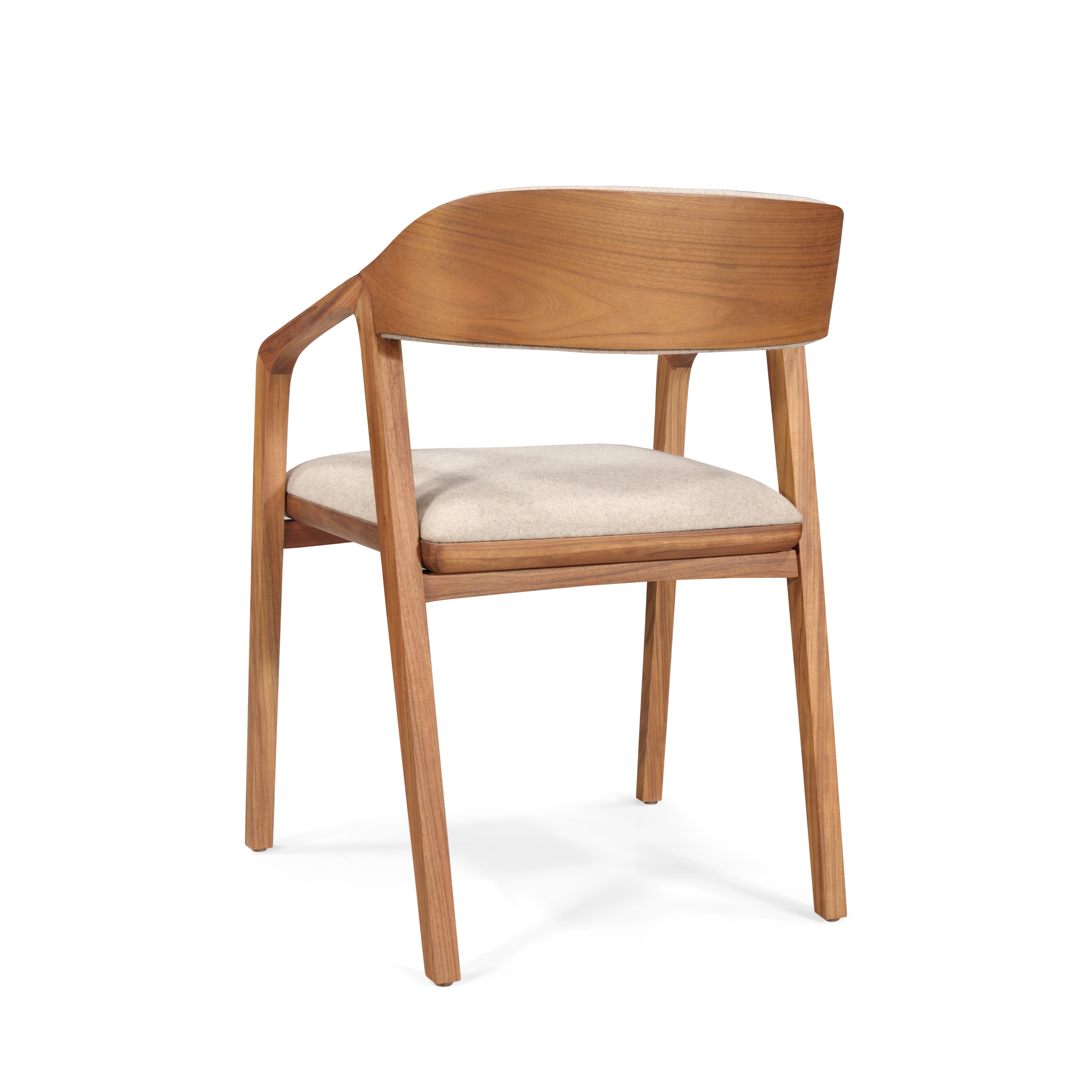 Slomo Chair, Walnut In New Condition For Sale In Monte-Serzedo, 13