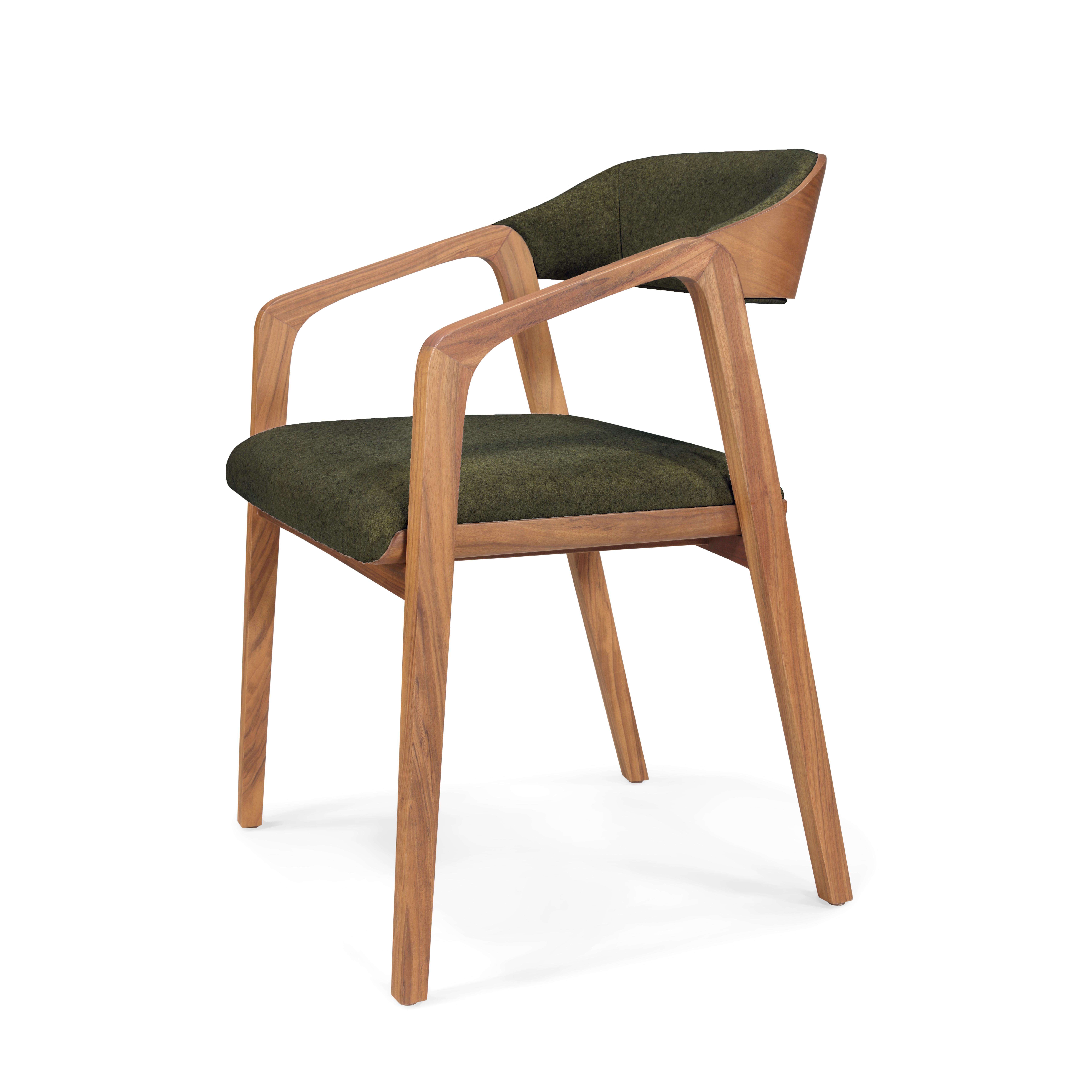 Slomo Chair, Walnut For Sale 1