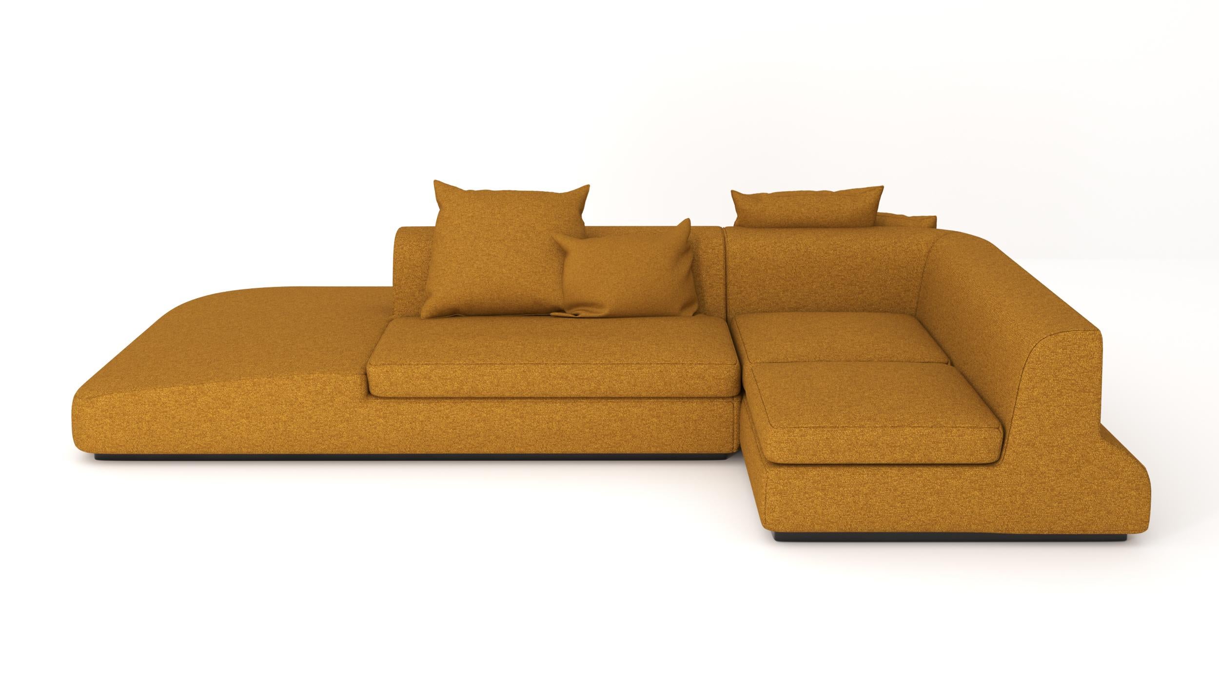 Modular Sofa Slope by Andrea Steidl for Delvis Unlimited In New Condition For Sale In Milan, Milan