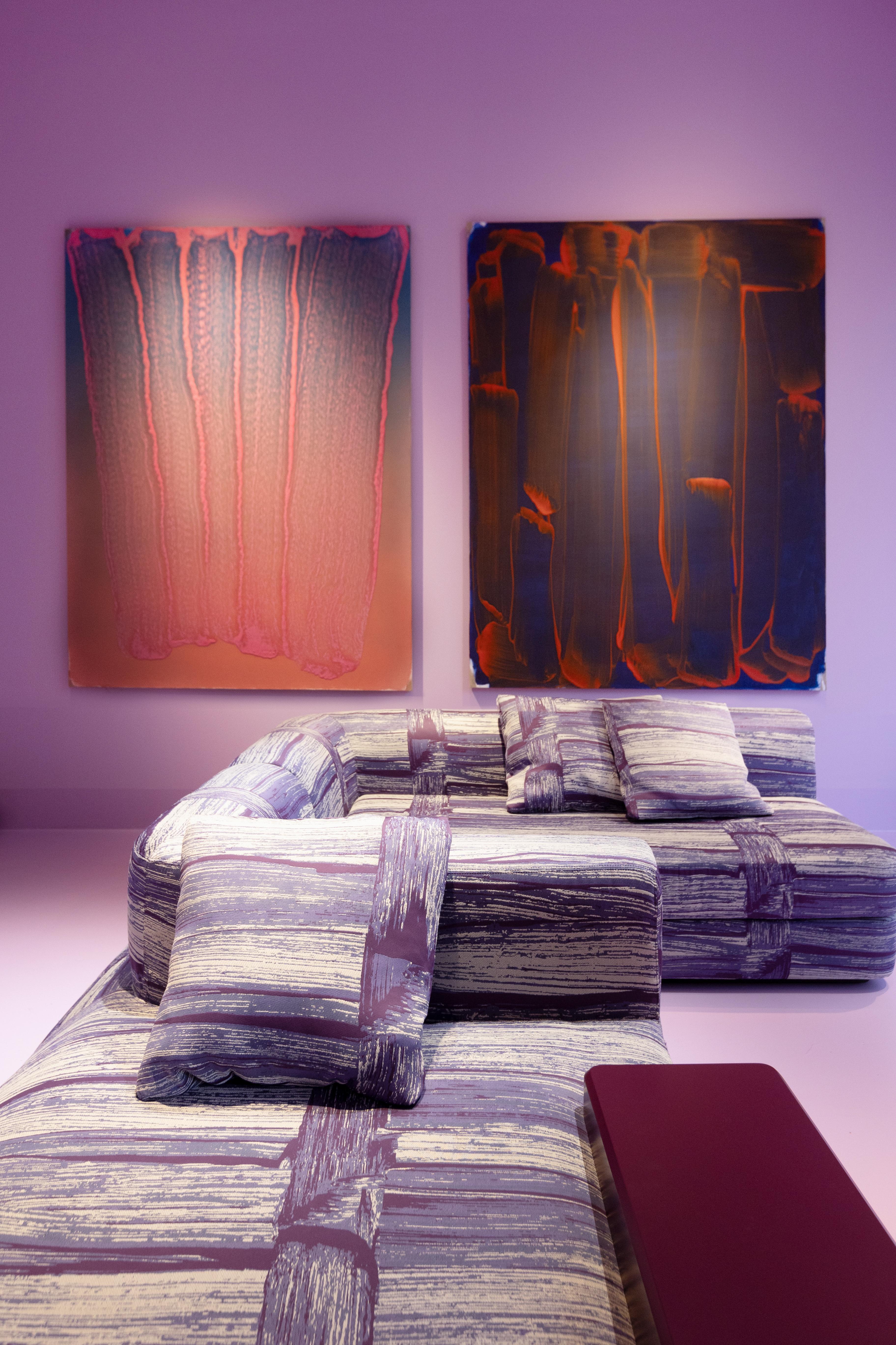 Italian Slope Sofa by Andrea Steidl x Robert Janitz For Sale