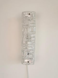Slovenia Crystal Wall Sconce by Gert Nyström for Fagerhult, Sweden, 1970s
