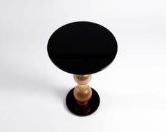 'Slow Burn' Side Table, Vintage Ceramics and Glass, One off Piece