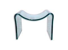 Tavolino in vetro curvato Slumped di Laurel Fyfe Contemporary Modern