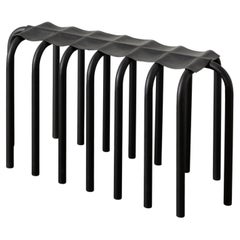 Banc en cuir affaissé de Gentner Design
