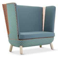 Divano alto Sly con corde di Italo Pertichini