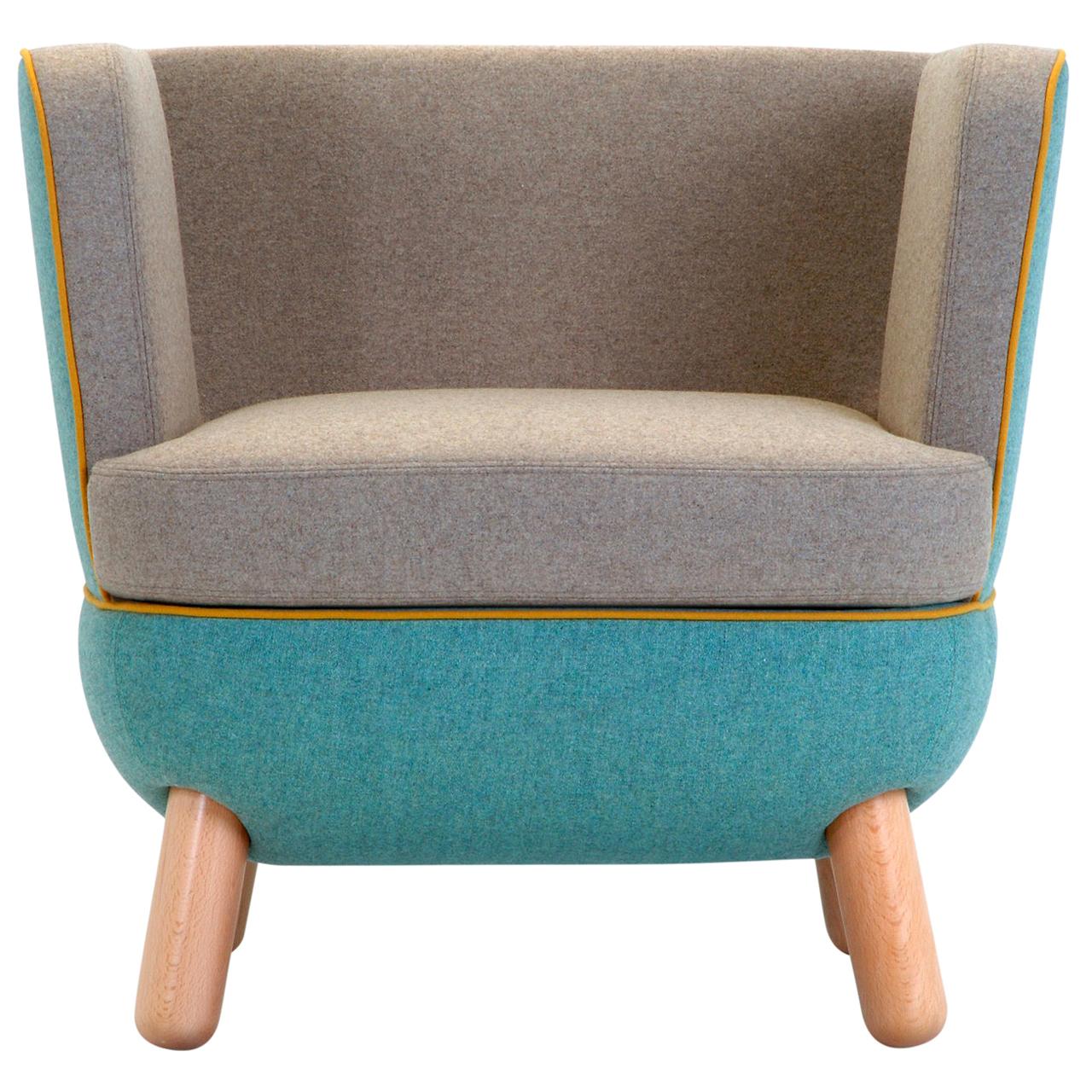 Sly Low Armchair by Italo Pertichini Multi-Color For Sale