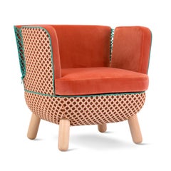 Fauteuil Rombi avec cordes d'Italo Pertichini