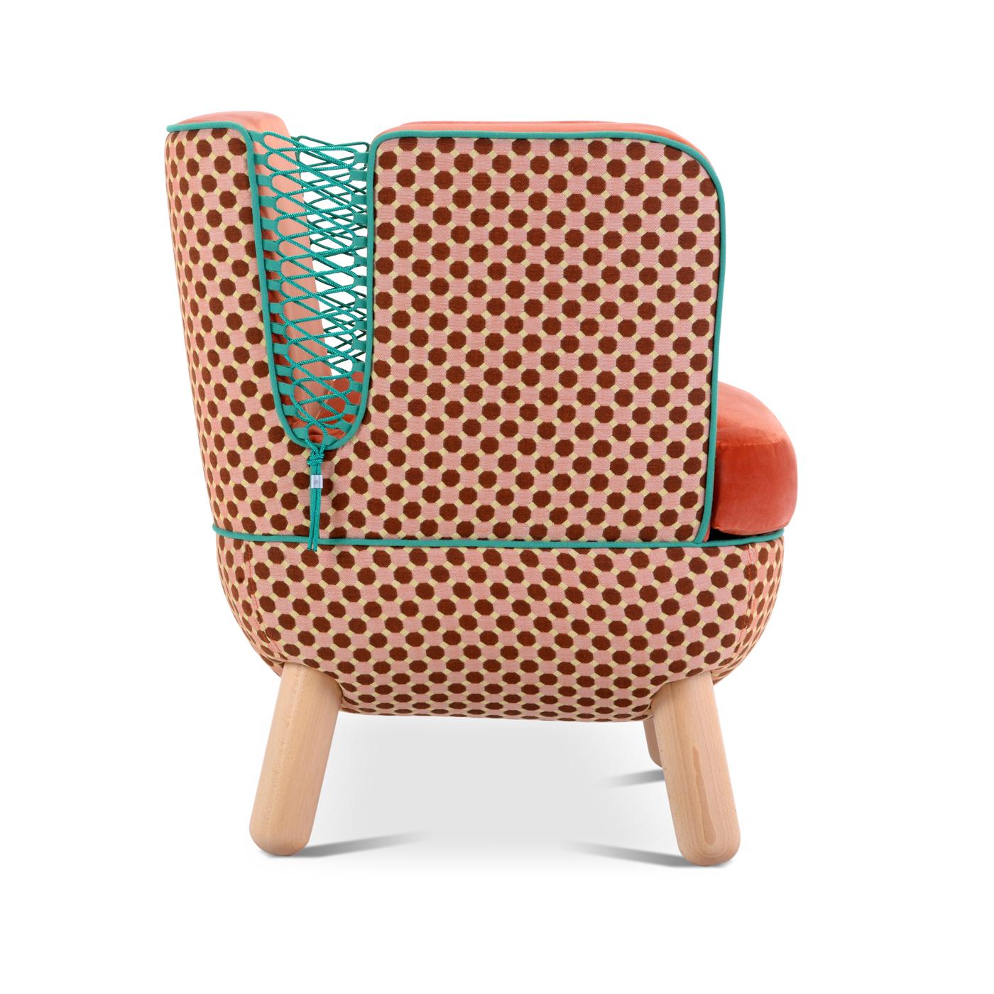 Modern Sly Low Armchair Rombi with Ropes by Italo Pertichini For Sale