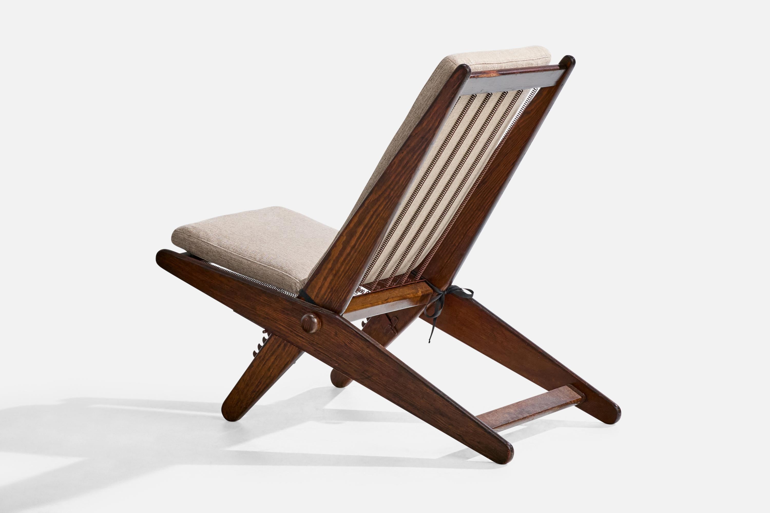 S.I.M. Wincrantz Möbelindustri, Loungestühle, Kiefer, Stoff, Schweden, 1950er Jahre im Angebot 4
