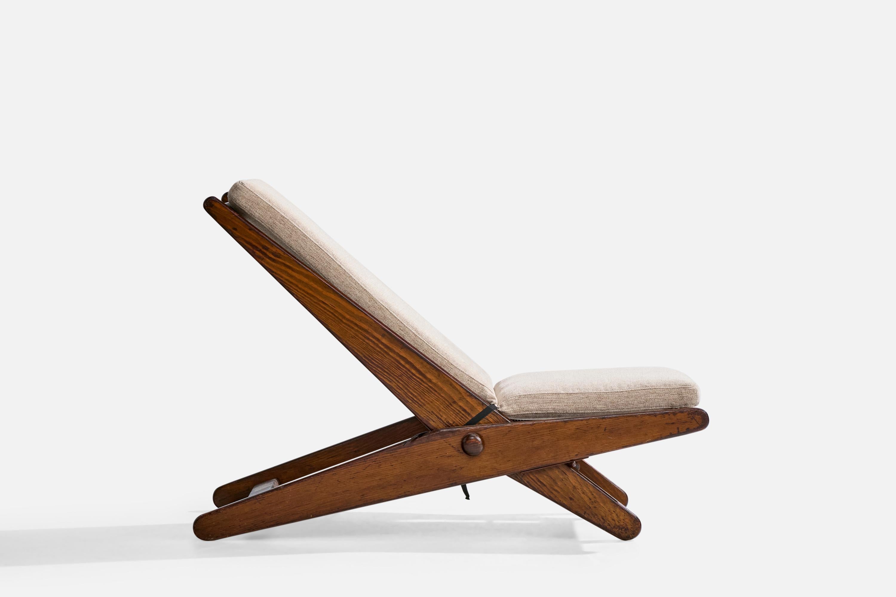 S.I.M. Wincrantz Möbelindustri, Loungestühle, Kiefer, Stoff, Schweden, 1950er Jahre im Angebot 6