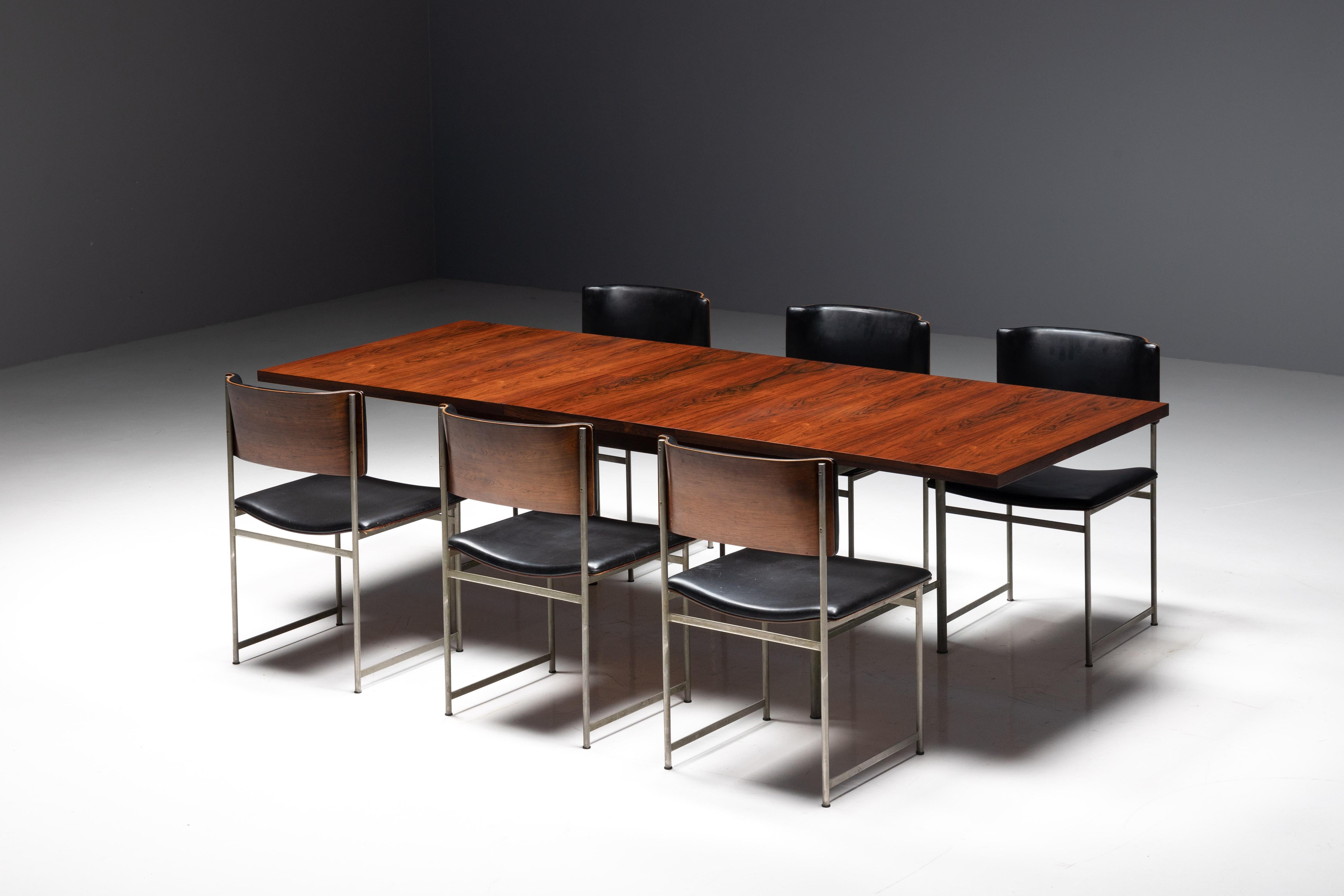 Mid-Century Modern SM08 Dining Room Set by Cees Braakman for Pastoe, Netherlands, 1960s
