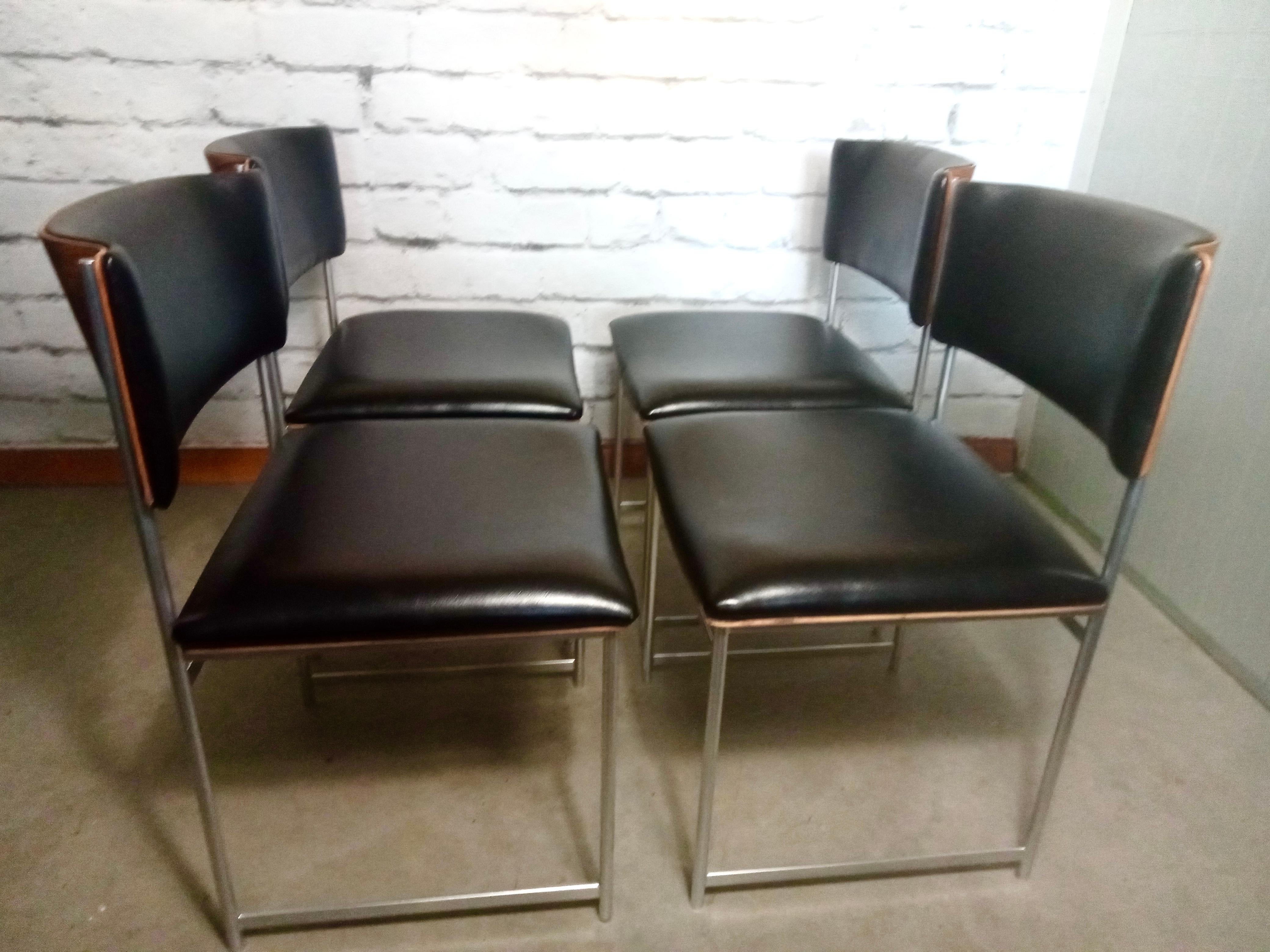 Dutch Sm08 Pastoe Chairs by Cees Braakman, 1950’s