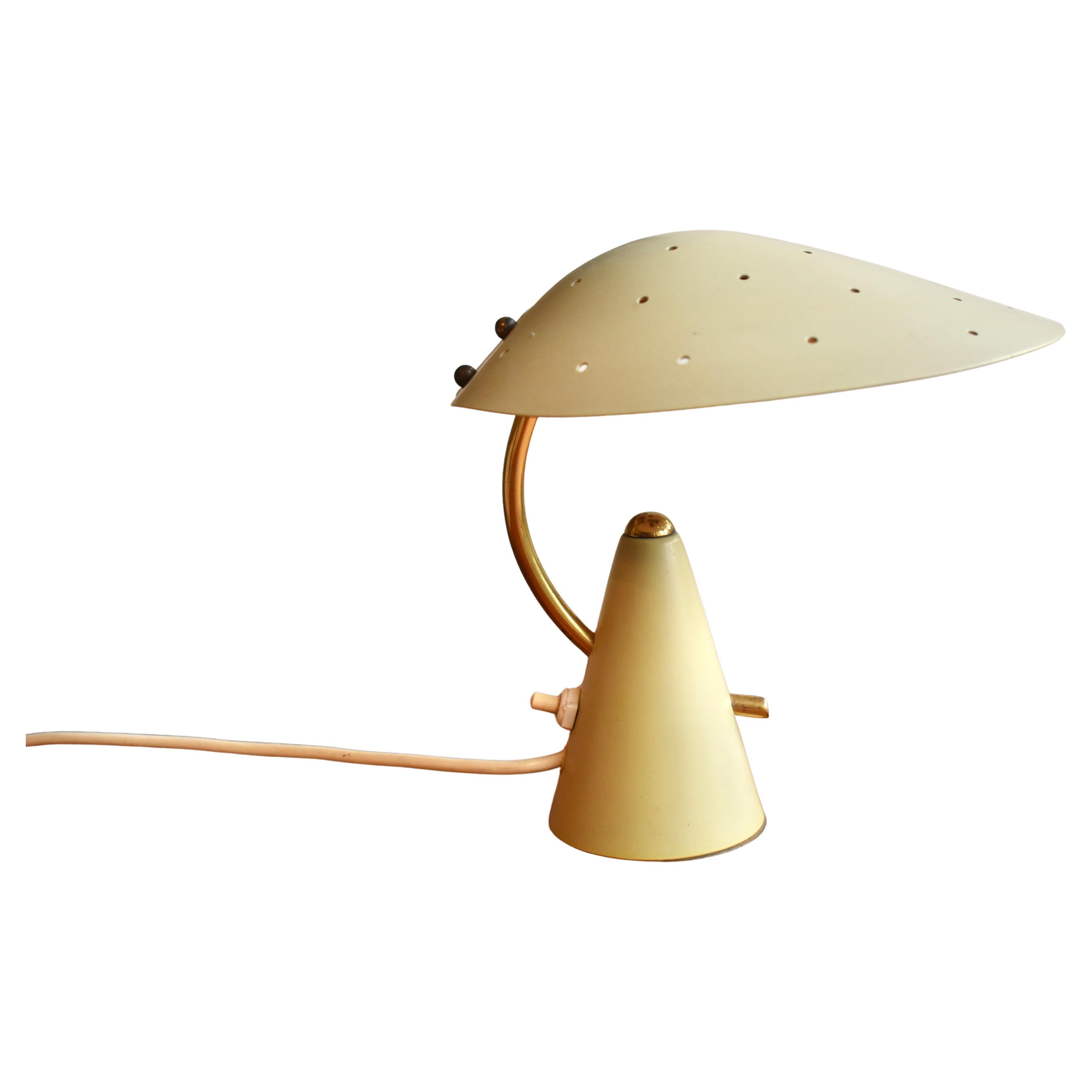 Small 1960s Midcentury Bookshelf Lamp For Sale