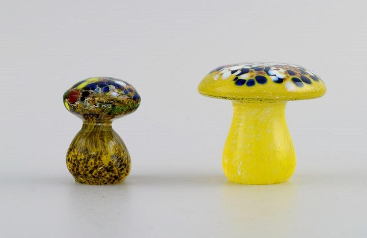 glass blown mushroom