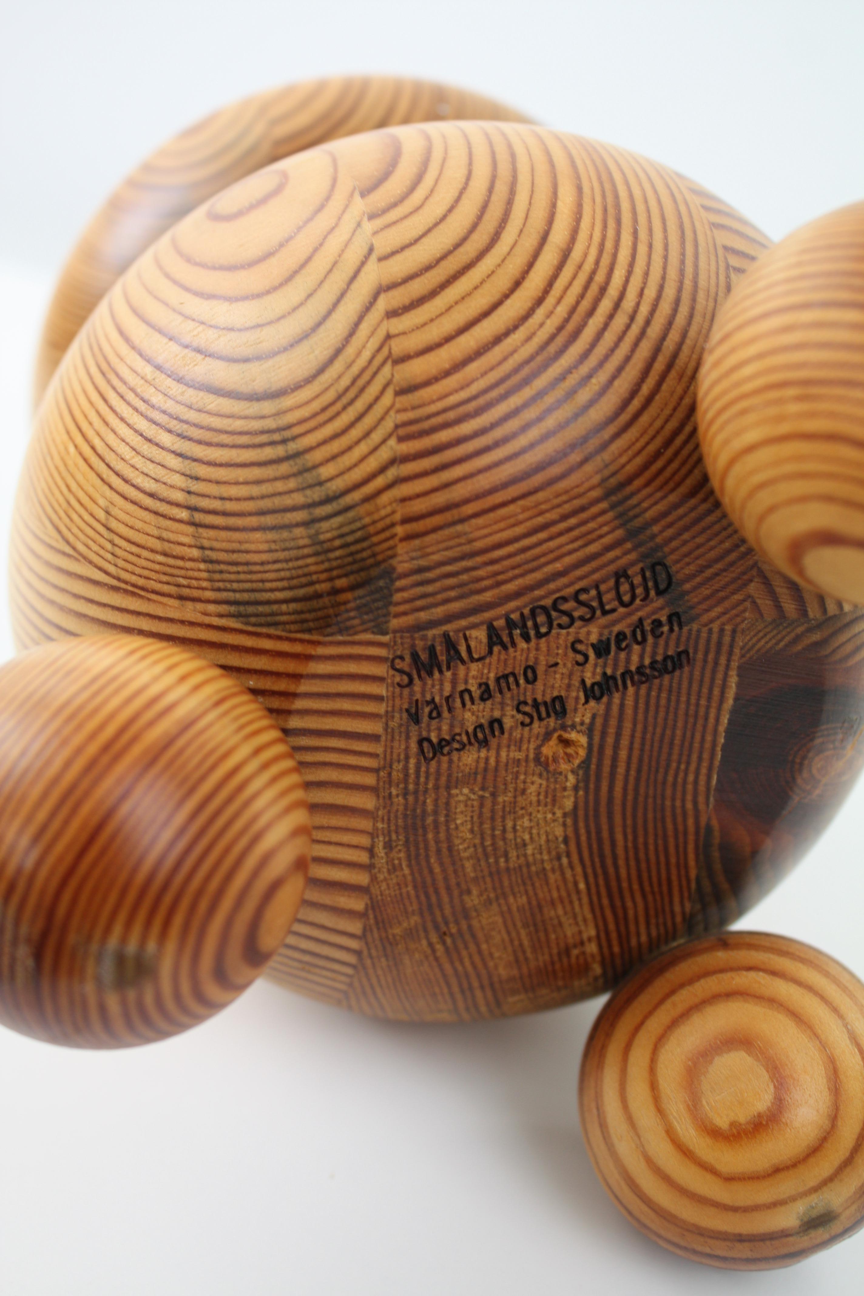 Mid-20th Century Smålandsslöjd, Stig Johansson Pine Kit For Sale