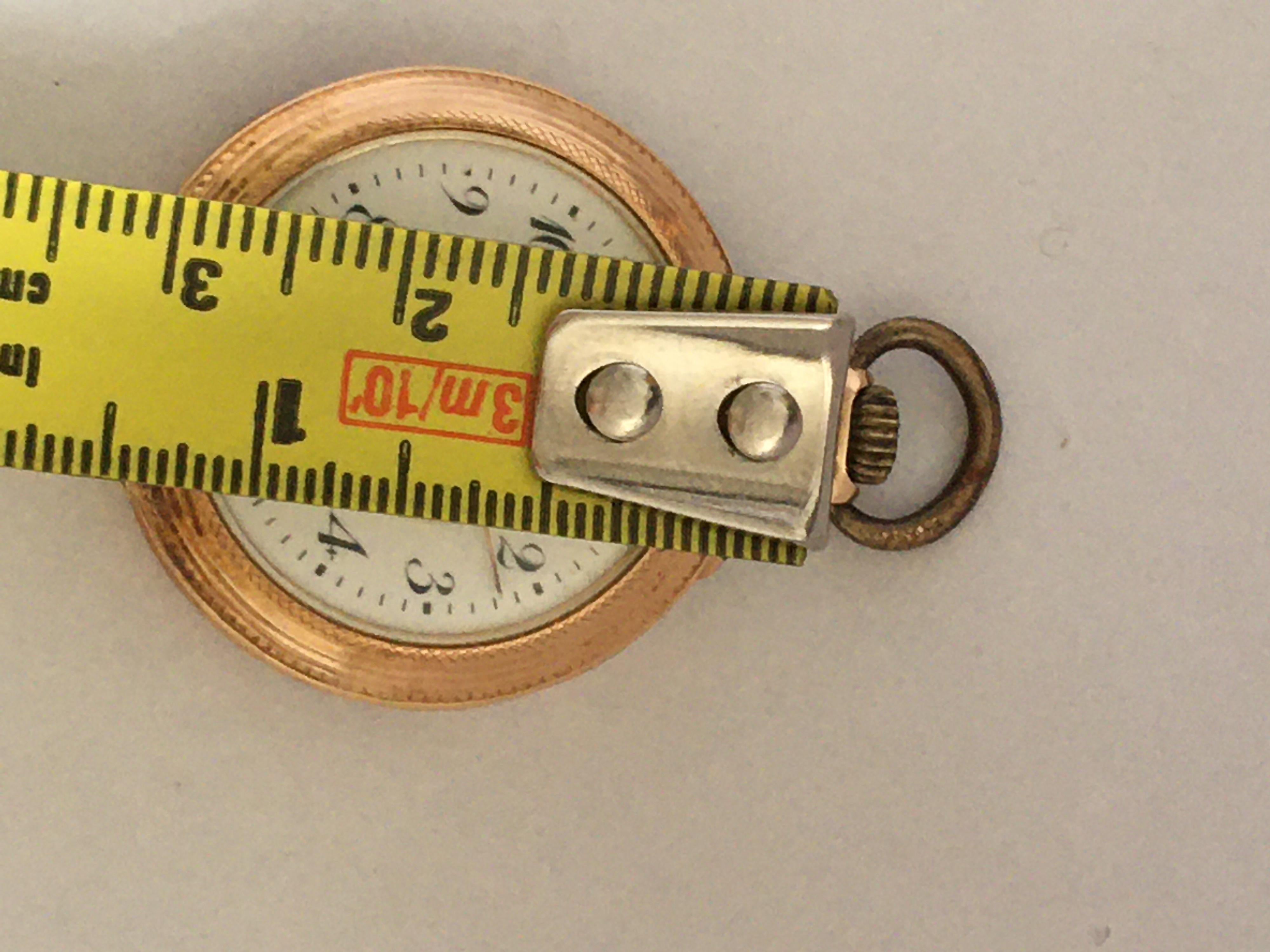 Small 14 Karat Gold Antique Fob / Pocket Watch 1