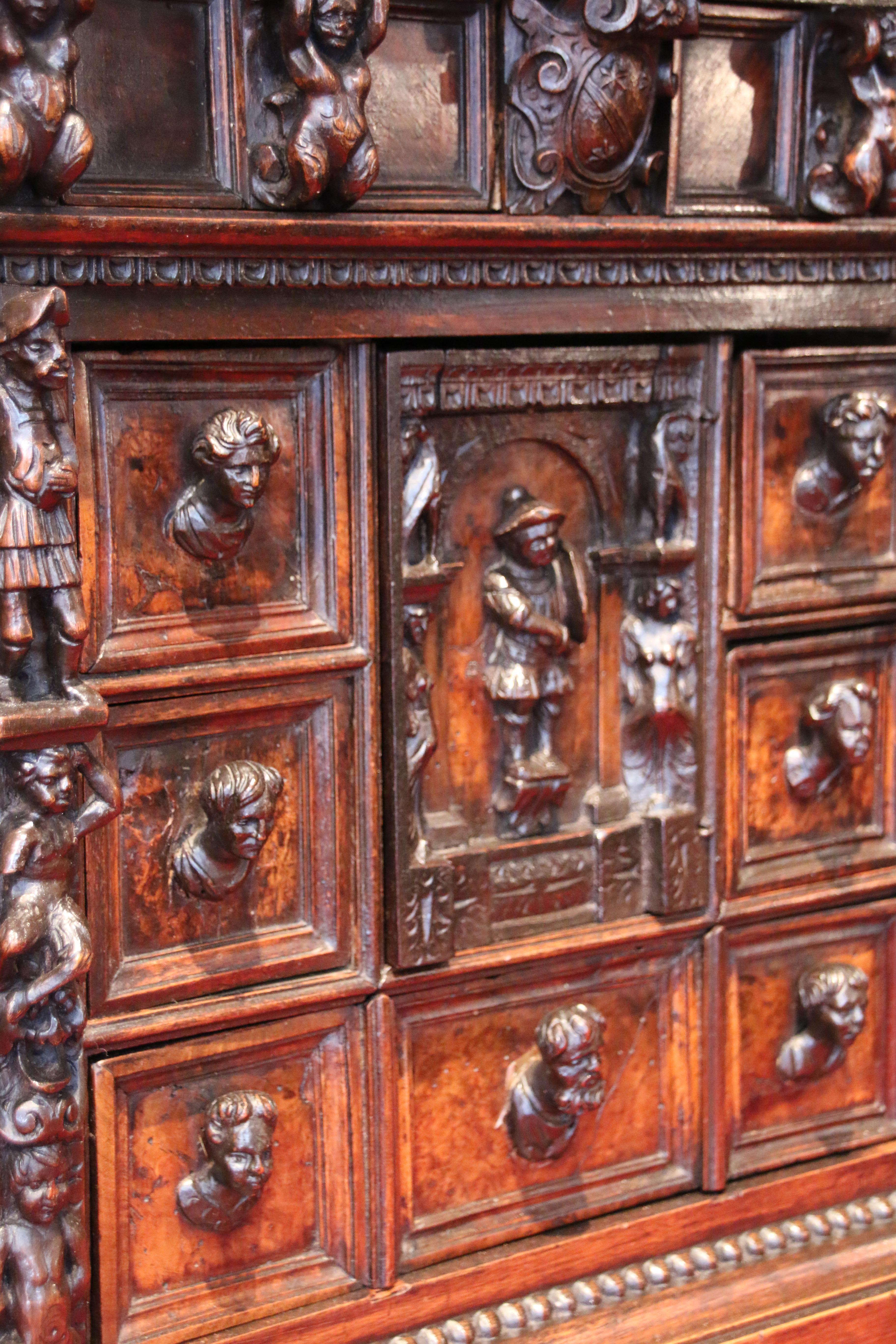 Italian Small 16th Century Genoan Cabinet called 