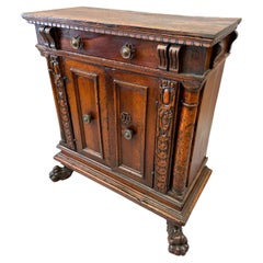 Small 16th Century Italian Renaissance Credenza.