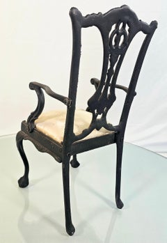 Small 17" Cast Iron Vintage Salesman Sample Chippendale Chair