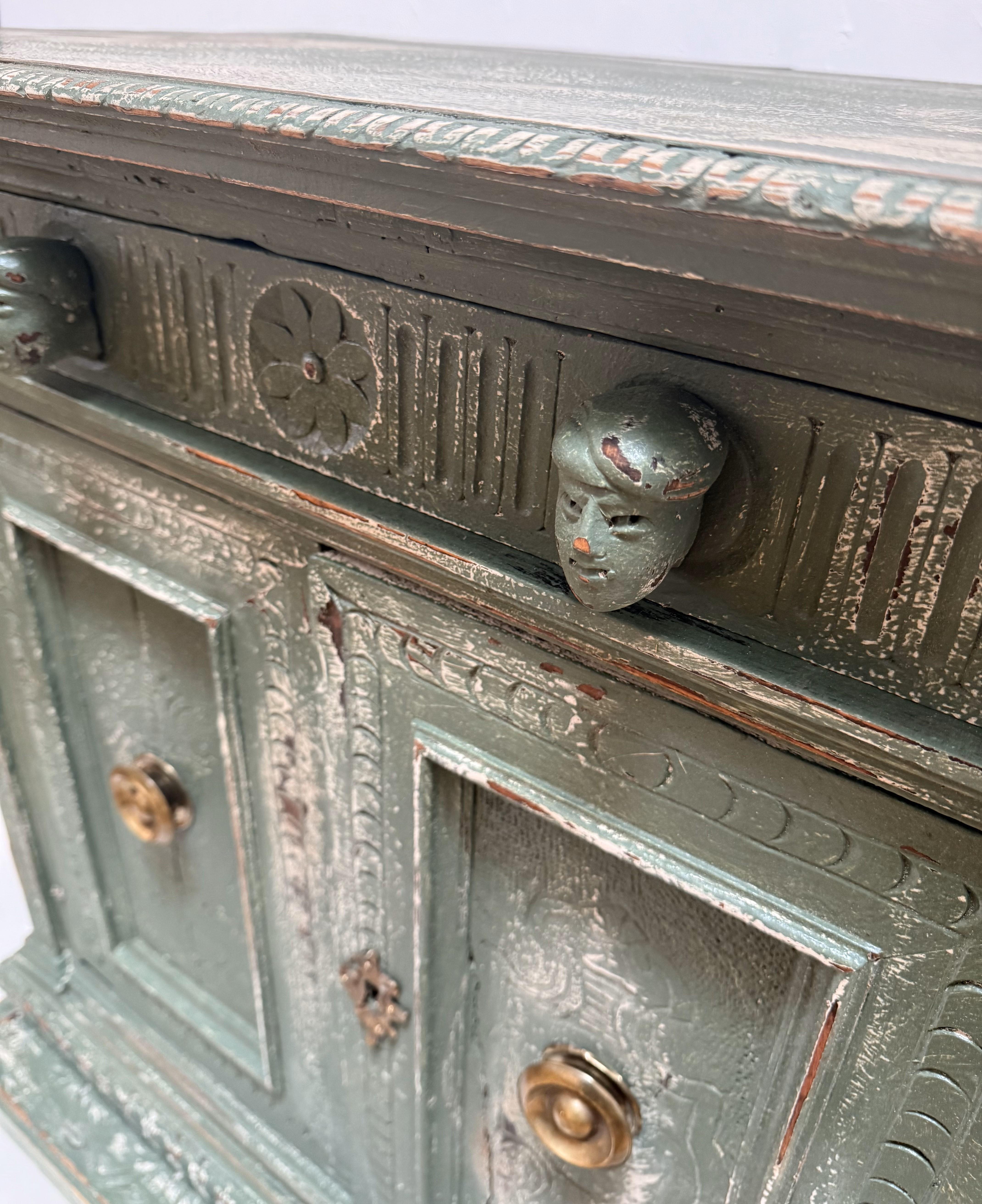 Small 17th Century Italian Renaissance Credenza For Sale 2