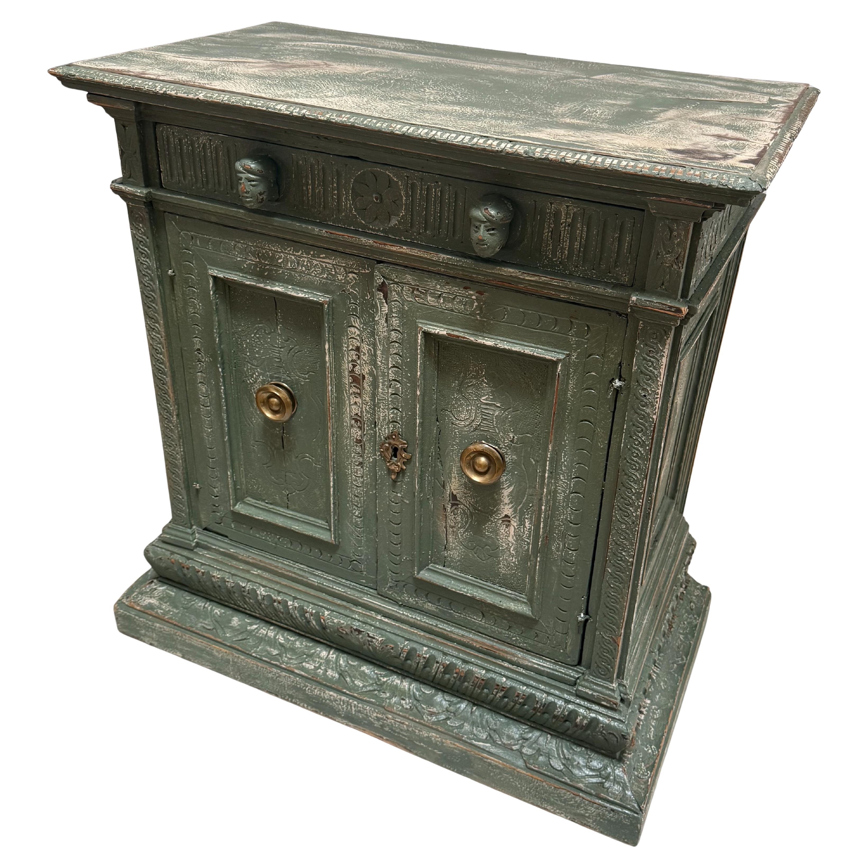 Small 17th Century Italian Renaissance Credenza