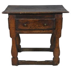 Small 17th Century Oak and Elm Tavern Table c. 1620