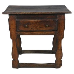 Small 17th Century Oak and Elm Tavern Table c. 1620