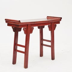 19th Century Alter Table in Peach wood  China