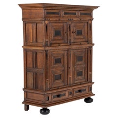 Antique Small 18th Century Dutch Oak Cabinet