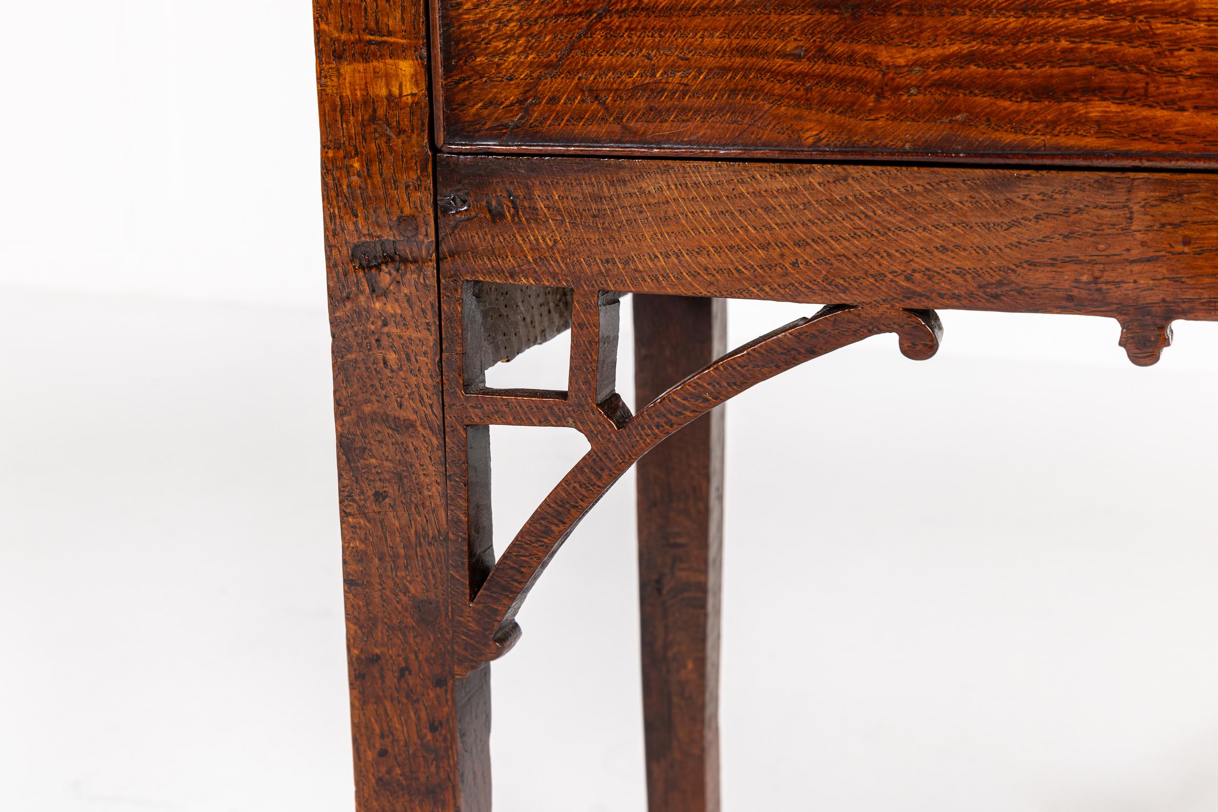 18th Century and Earlier Small 18th Century English Oak Dresser Base For Sale