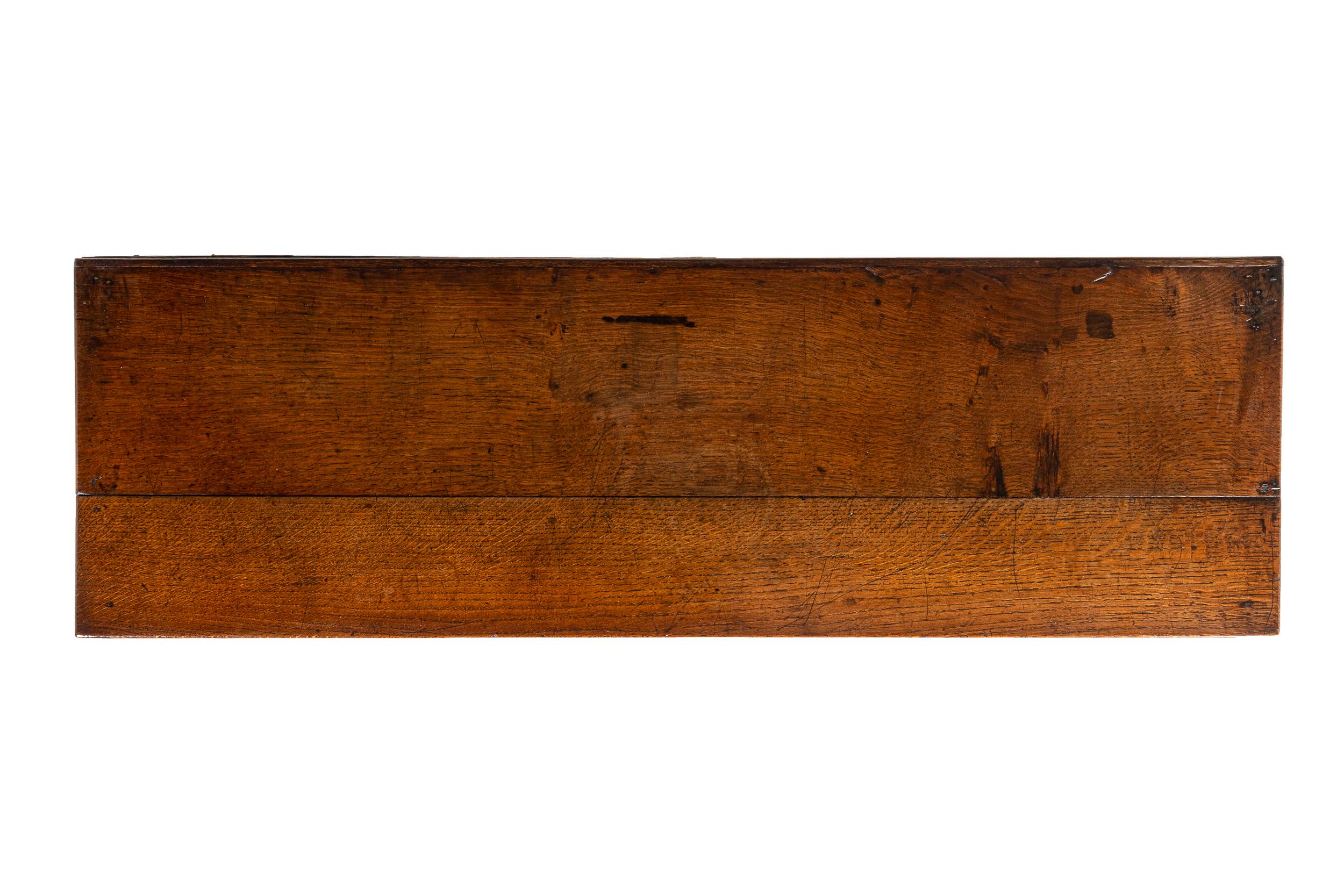 Small 18th Century English Oak Dresser Base For Sale 3