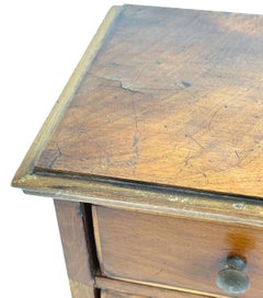 Georgian Mahogany Miniature Chest, Circa 1790, England, Three Drawers