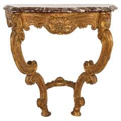 Small 18th Century Giltwood Console Table