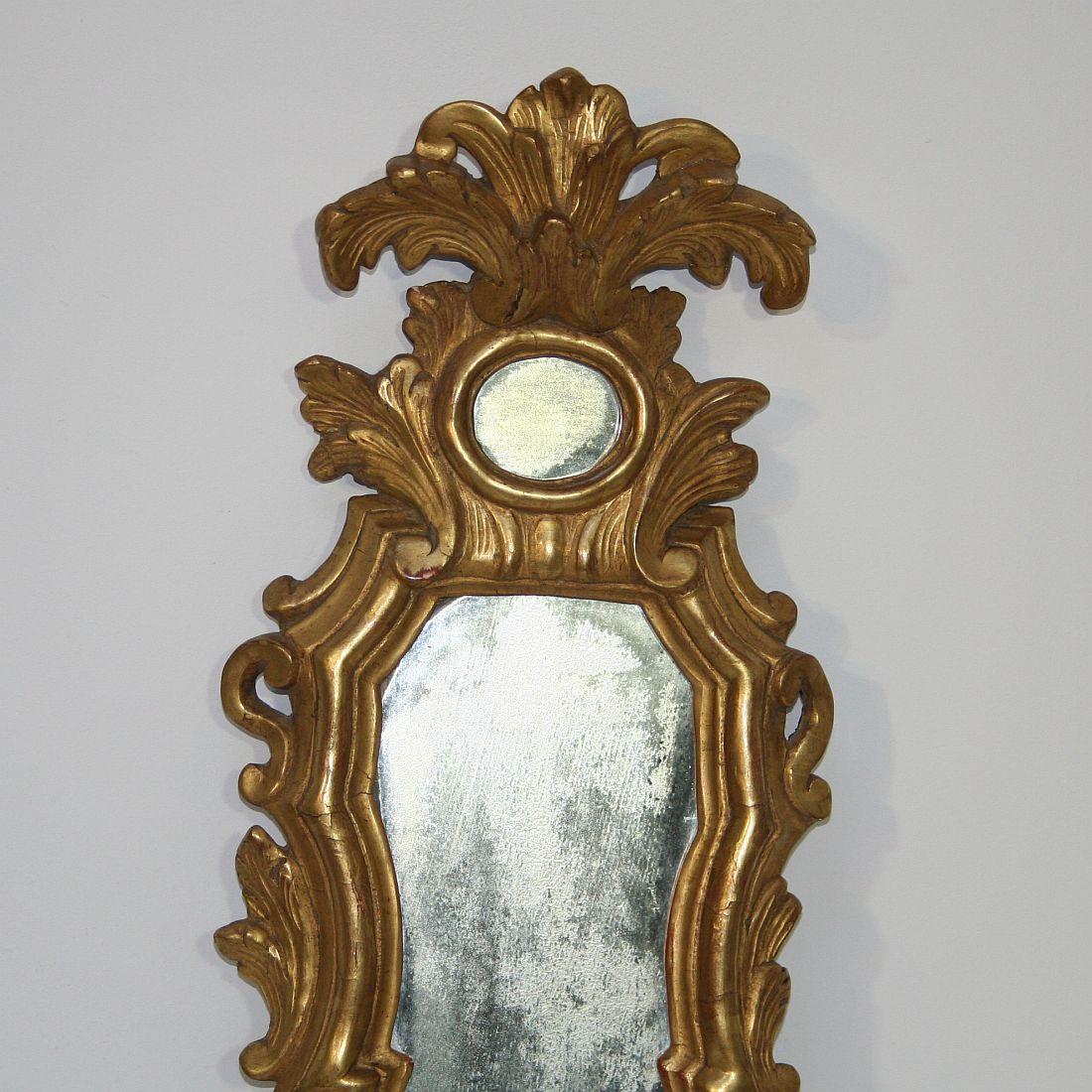 small baroque mirror
