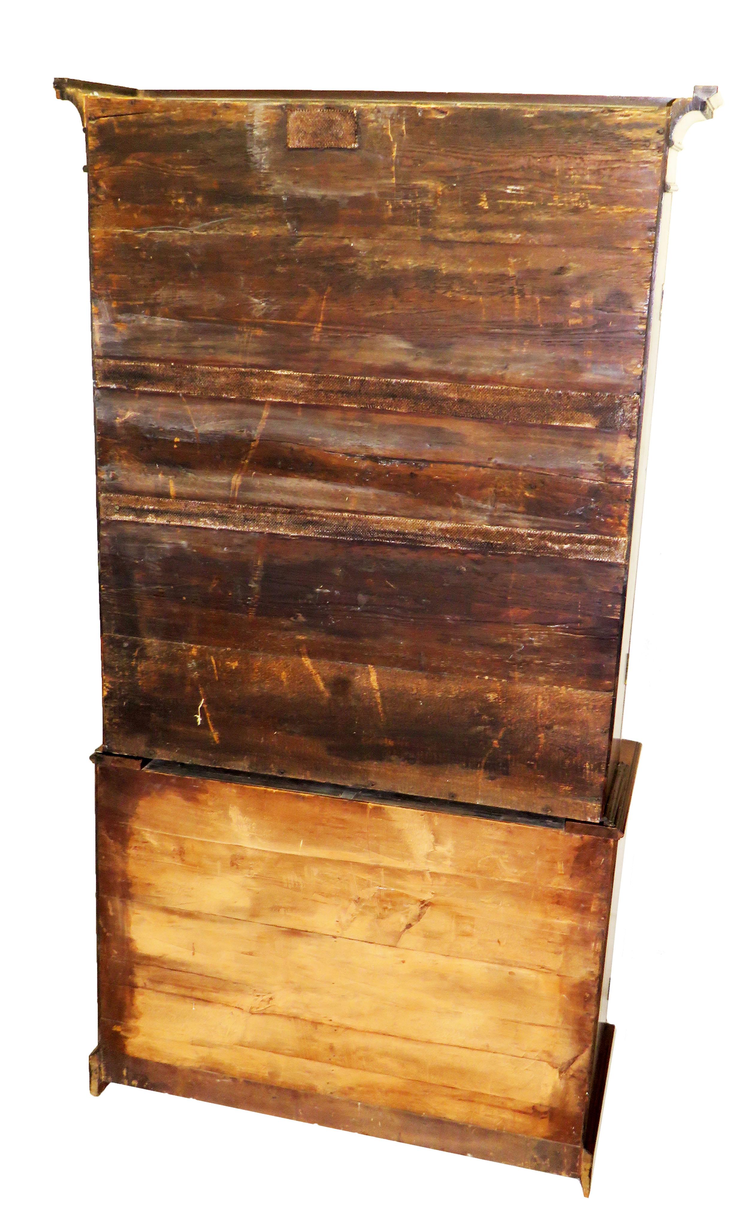 Small 18th Century Mahogany Cupboard Base Bookcase 2