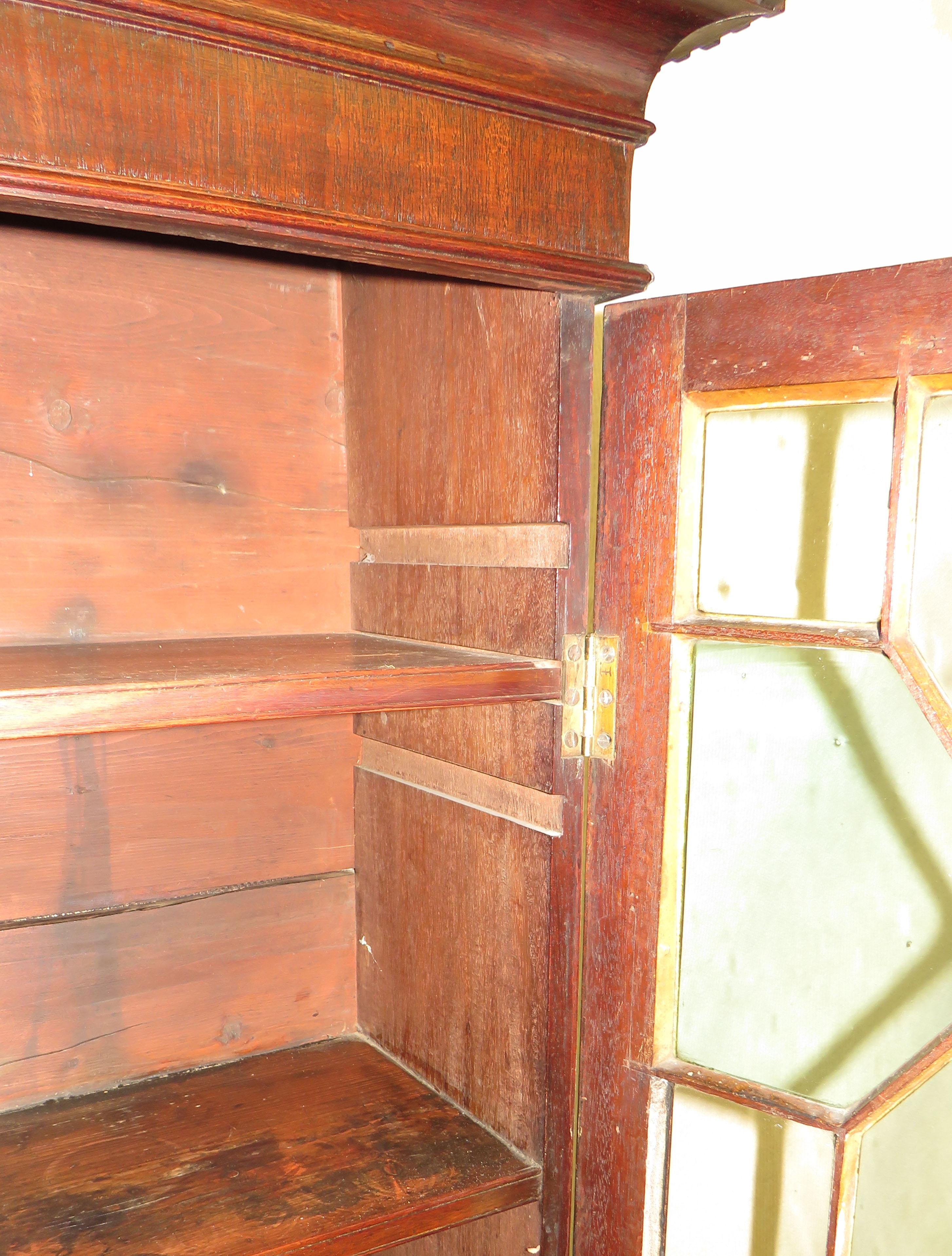 Small 18th Century Mahogany Cupboard Base Bookcase 3
