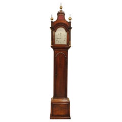 Longcase-Uhr aus Mahagoni des 18. Jahrhunderts von Rowning of Newmarket