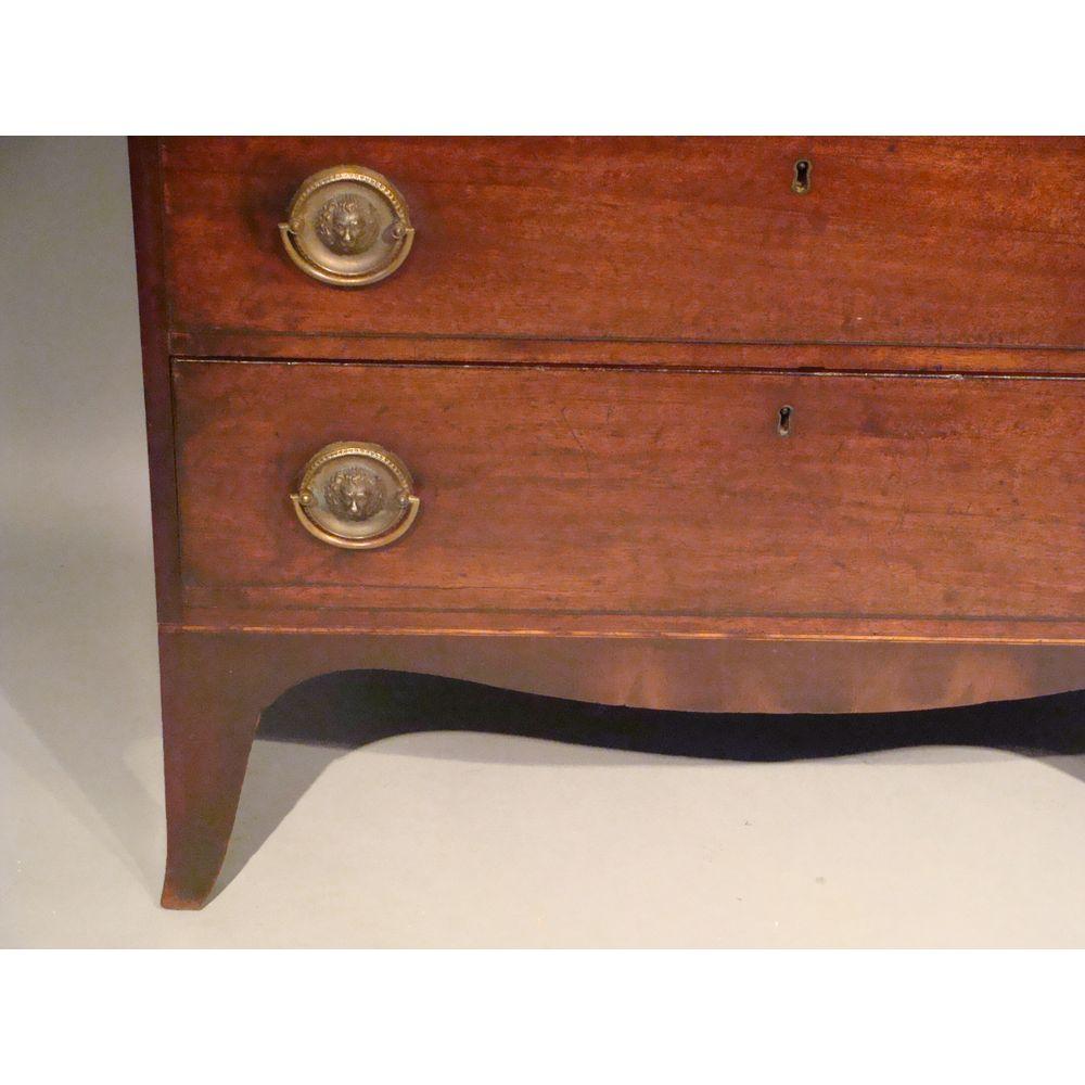 Small 18th Century Mahogany Secretaire Bookcase For Sale 3