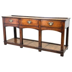 Small 18th Century Oak Dresser Base